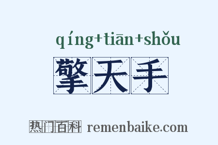 擎天手是什么意思的图片